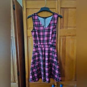 Smark Parlour  Pink Plaid Dress